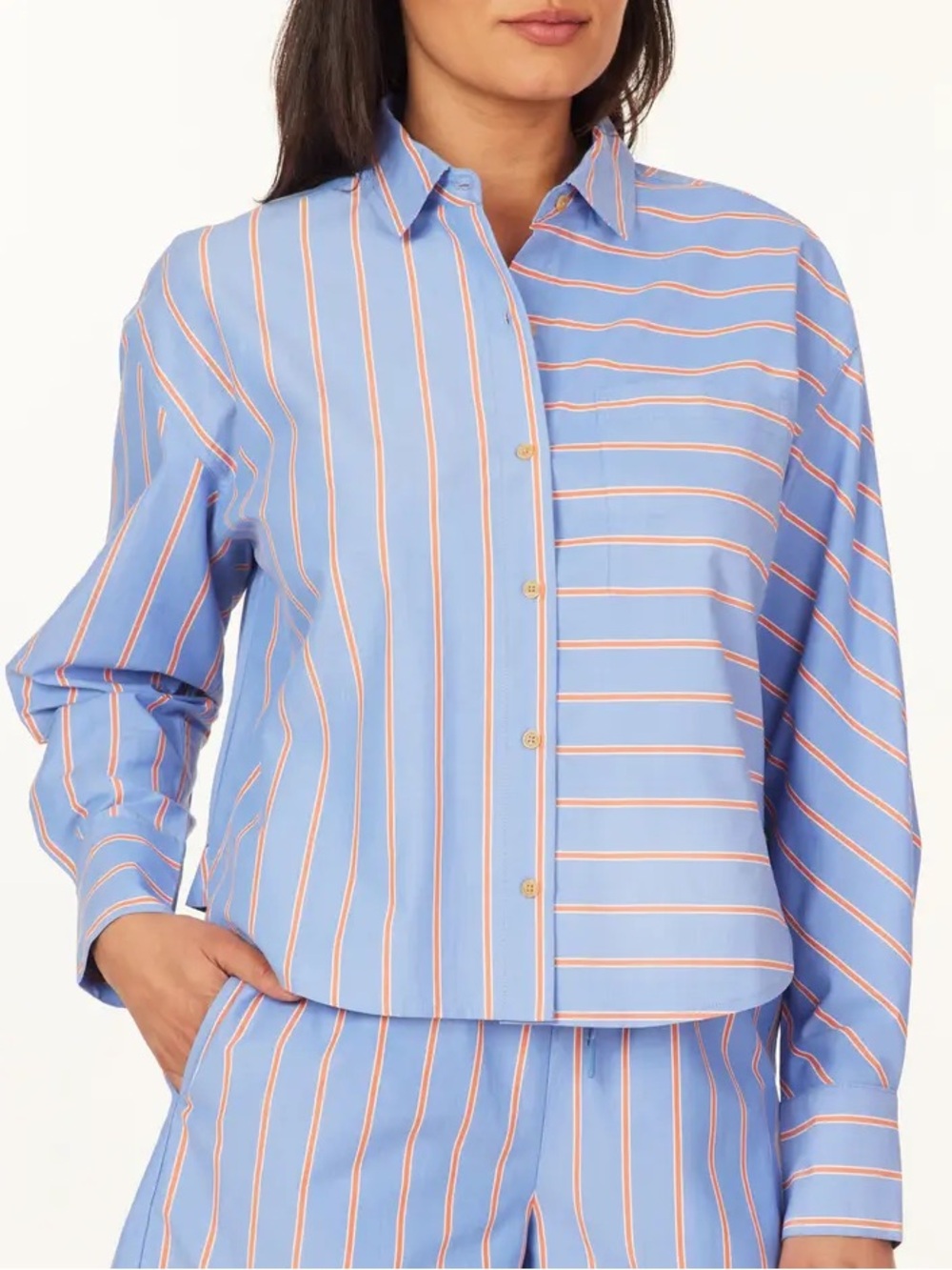 Scotch & Soda cropped button down